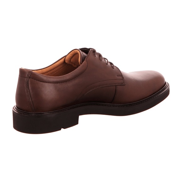 Ecco Metropole London Men's Stylish Brown Dress Shoes - Picture 6 of 9